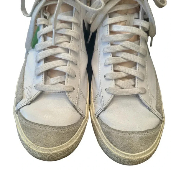 Nike Blazer Mid 77 Vintage White Chlorophyll Black - Picture 9 of 11